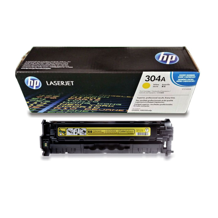 HP 304A YELLOW TONER