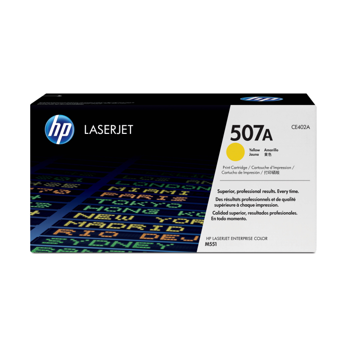 HP 507A  YELLOW TONER