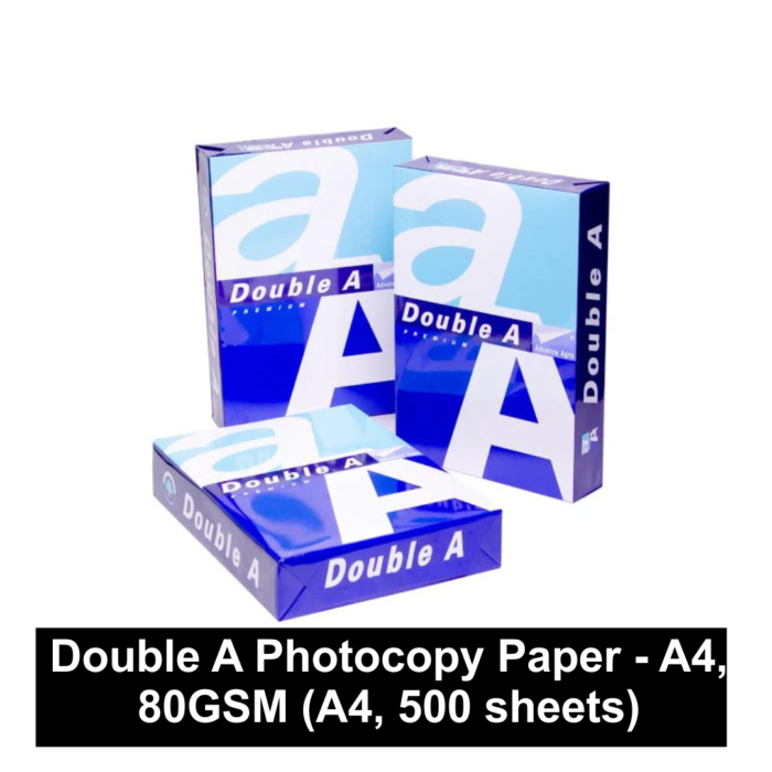 Double A Photocopy Paper - A4, 80GSM (500 sheets)