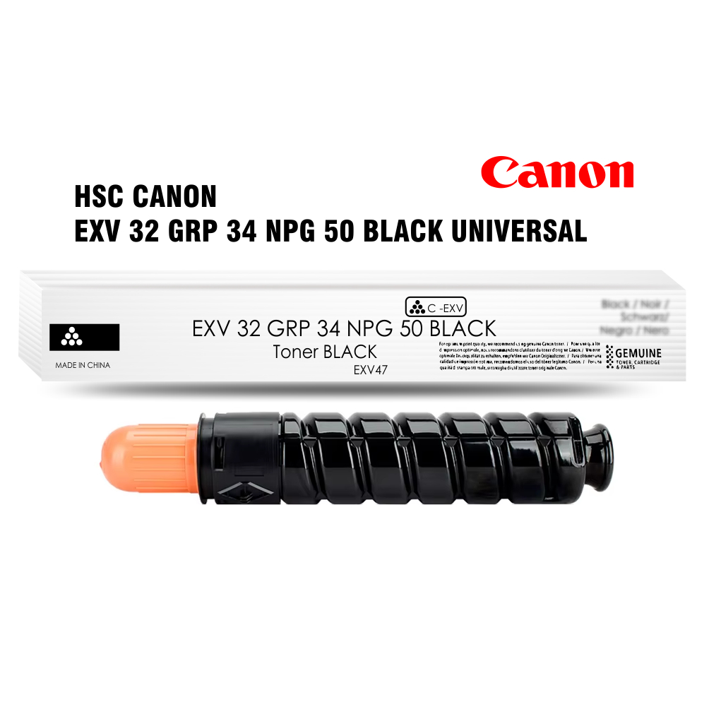 HSC CANON EXV 32 GRP 34 NPG 50 BLACK UNIVERSAL