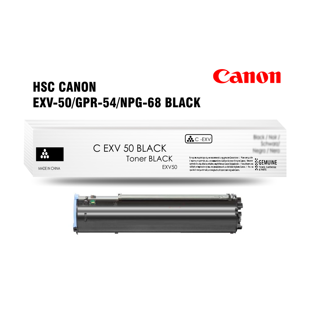 HSC CANON EXV-50-GPR-54-NPG-68 BLACK