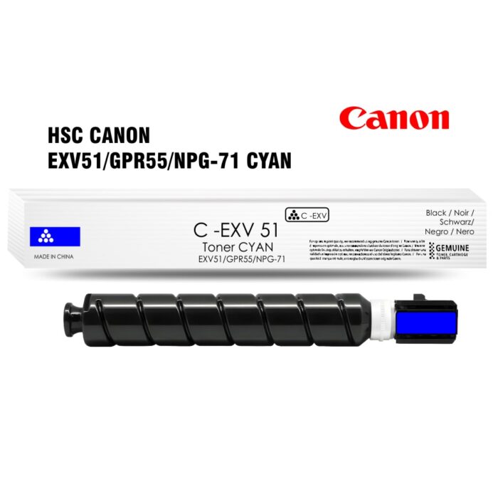 HSC CANON EXV 51 GPR55 NPG71 CYAN