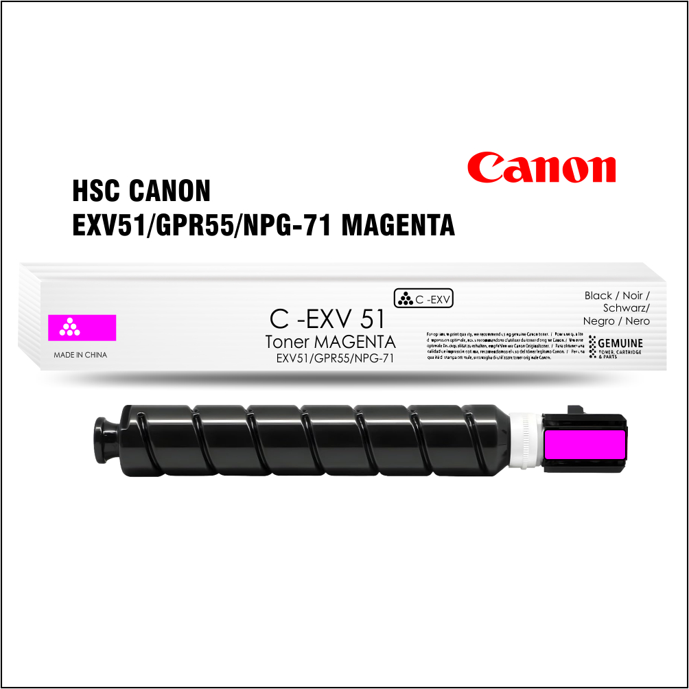 HSC CANON EXV 51 GPR55 NPG71 MAGENTA