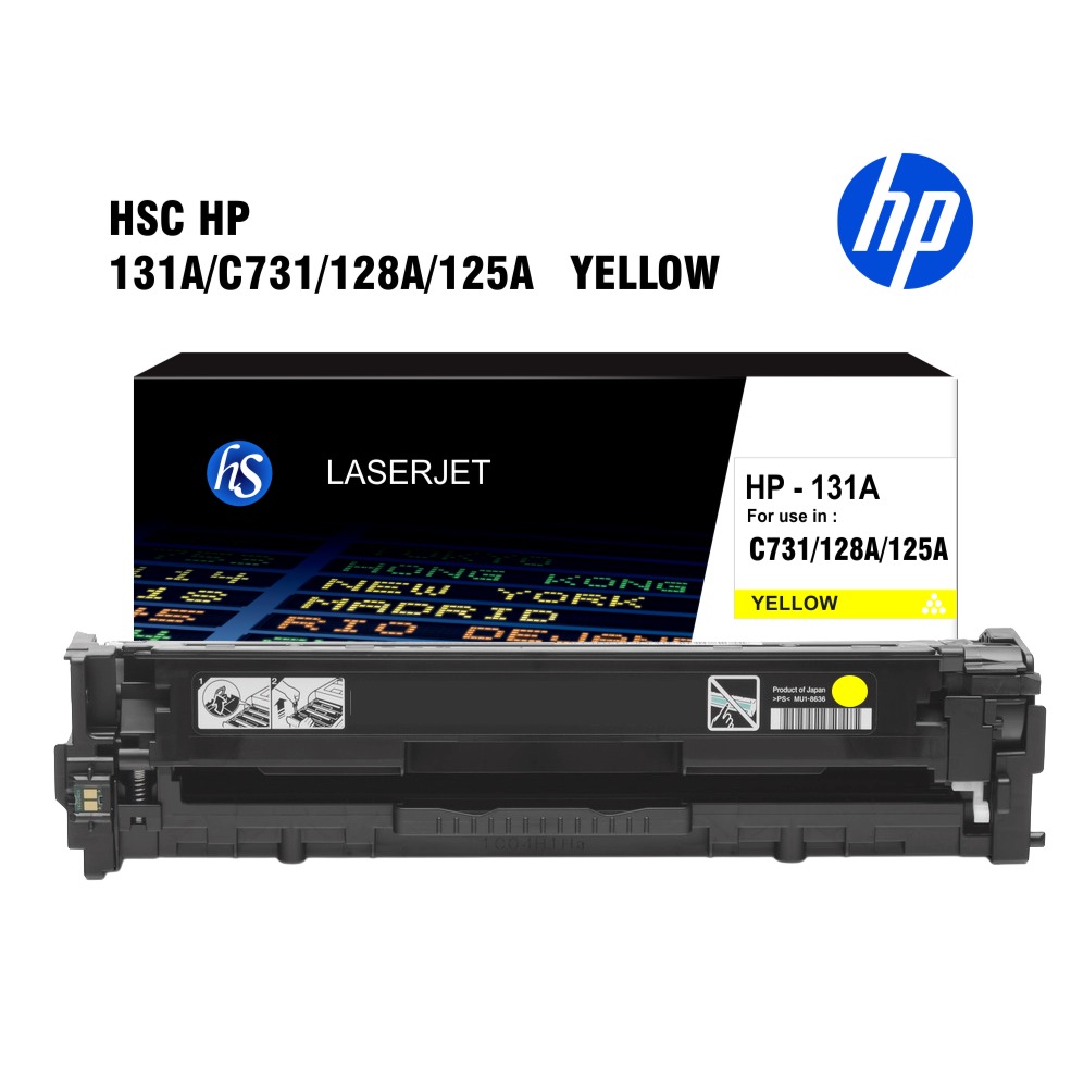 HSC HP 131A C731 128A 125A YELLOW