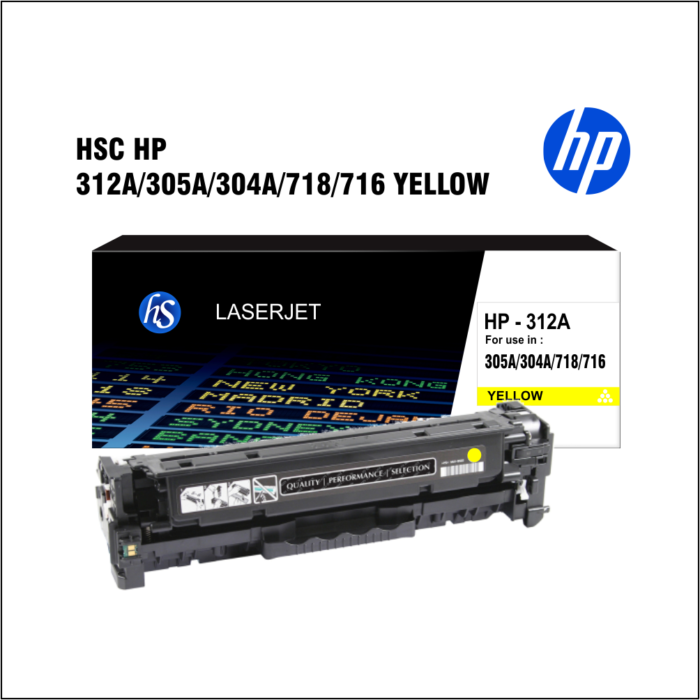 HSC HP 312A 305A 304A 718A 716 YELLOW