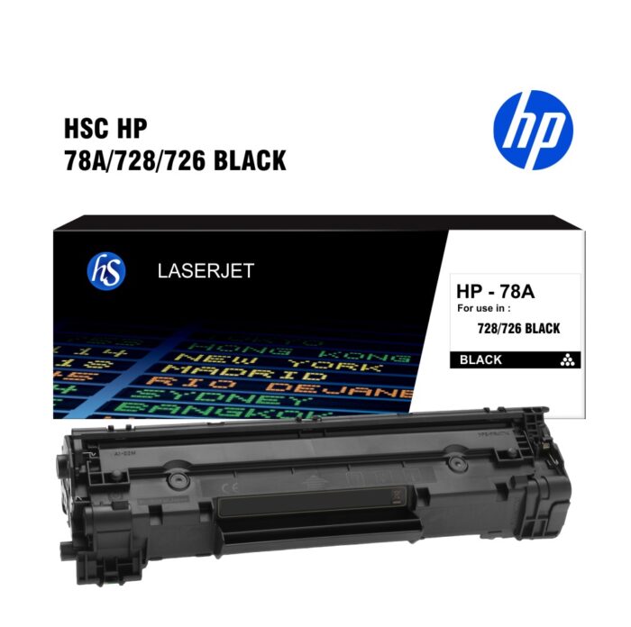 HSC HP 78A 728 726 BLACK