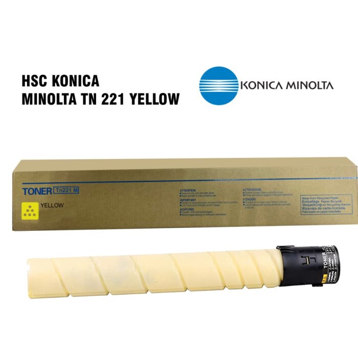 HSC KONICA MINOLTA TN 221 YELLOW