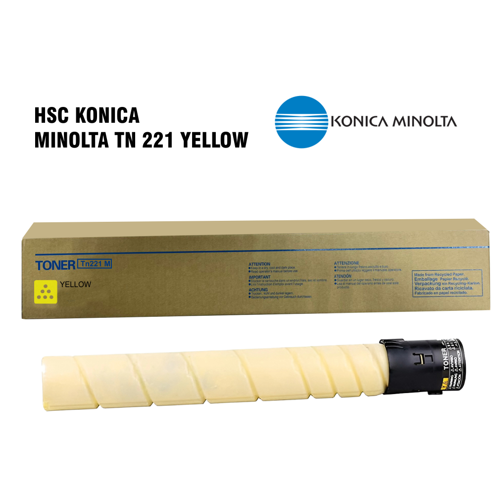 HSC KONICA MINOLTA TN 221 YELLOW