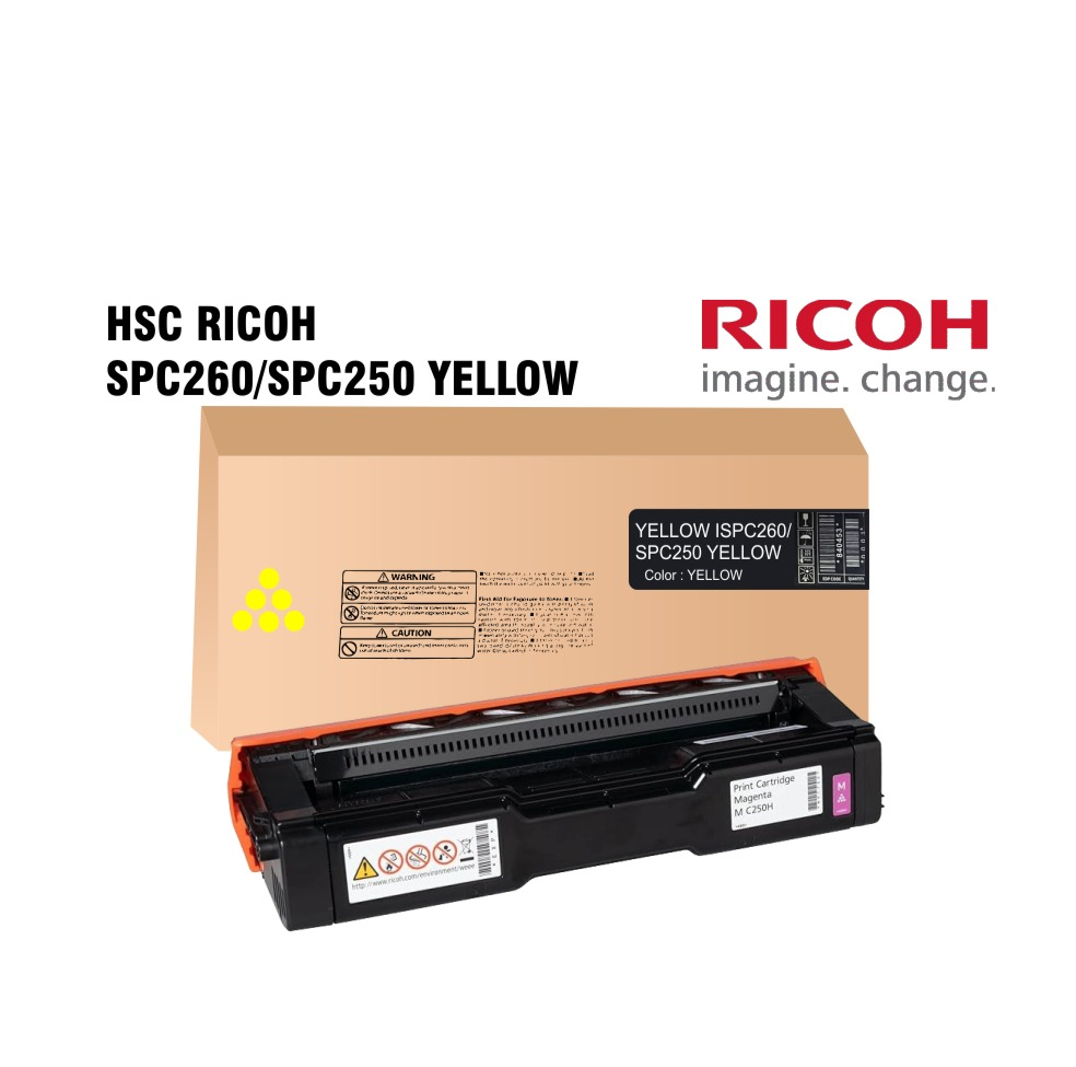HSC RICOH SPC260 SPC250 YELLOW