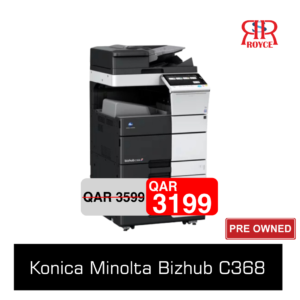 Konica Minolta Bizhub C368 (colour copier ) preowned