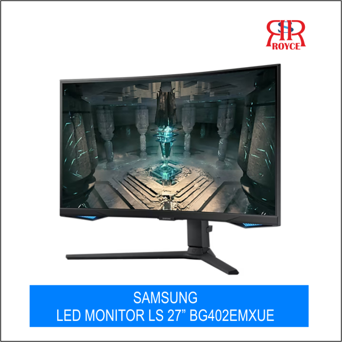 SAMSUNG LS27BG650EMXUE Curved Gaming Monitor - 27" QHD (2560 x 1440), VA, HDMI, DP, 350 nits, 240hz