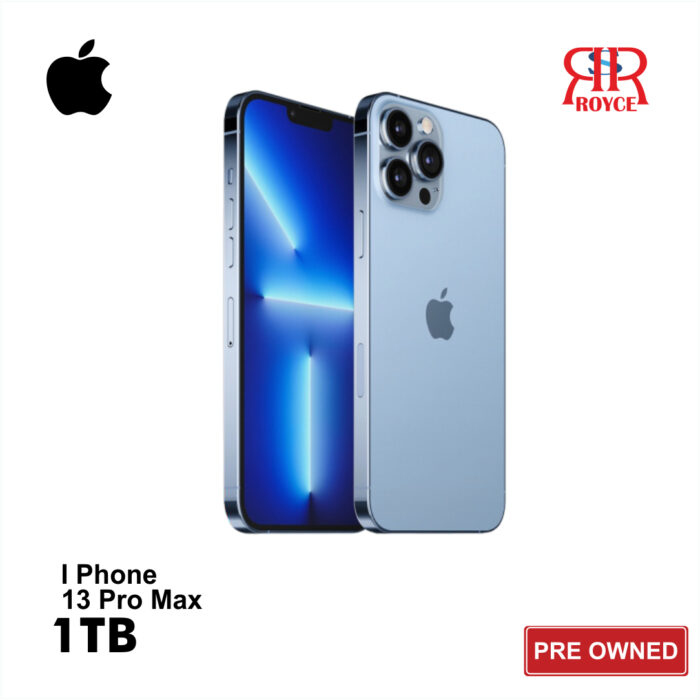 Apple iPhone 13 Pro Max 1TB Sierra Blue Used/Refurbished, 6.7