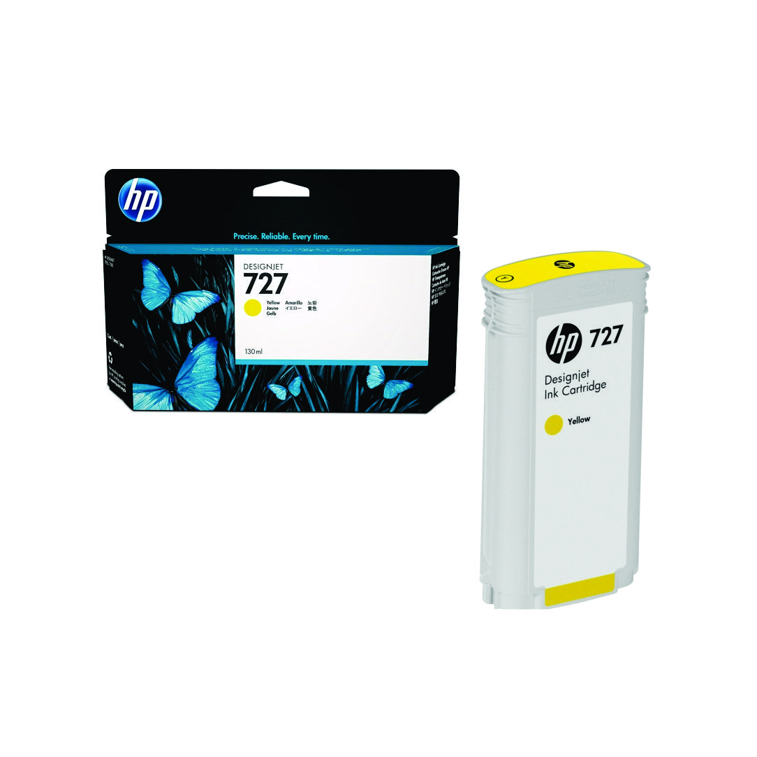HP INK CARTRIDGE 727 130ML YELLOW - Royce World Qatar HP INK CARTRIDGE ...