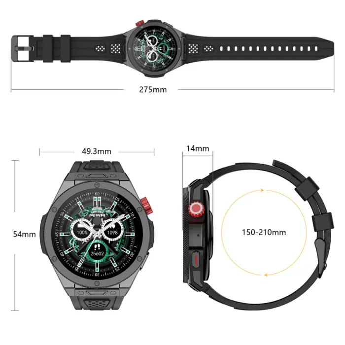 Cynex Key AIWR Smart Watch Black – Cynex Edition Royce World Qatar AIWR smart ...
